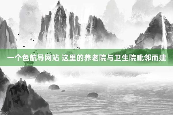 一个色航导网站 这里的养老院与卫生院毗邻而建