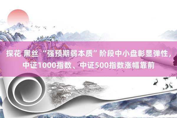 探花 黑丝 “强预期弱本质”阶段中小盘彰显弹性，中证1000指数、中证500指数涨幅靠前