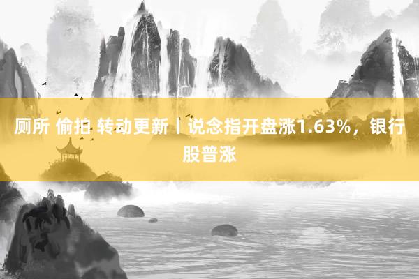 厕所 偷拍 转动更新丨说念指开盘涨1.63%，银行股普涨